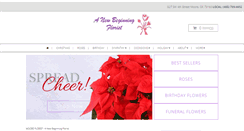 Desktop Screenshot of anewbeginningflorist.com