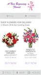 Mobile Screenshot of anewbeginningflorist.com